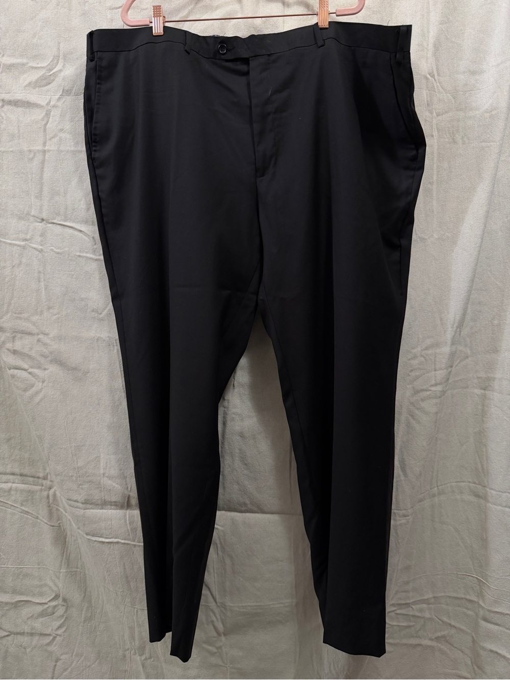 Men's Black Dress Pants - Polished Straight Fit